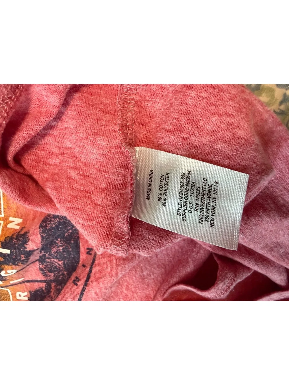 GAP Original Sunset Skate Graphic Tee Kids Red Heather Short Sleeve